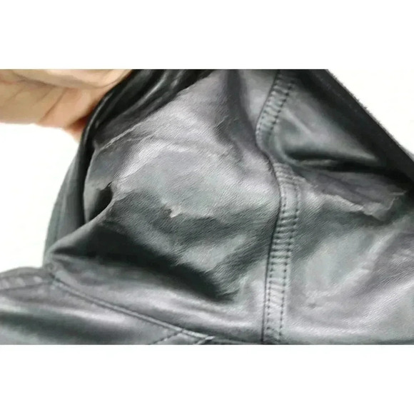 Kut from the Cloth Faux Leather & Suede Jacket-Size Large - Picture 7 of 8